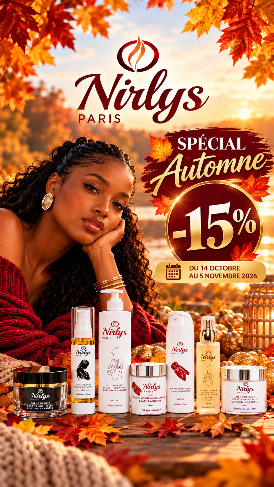 Promotion Nirlys Paris aux couleurs d’automne mobile